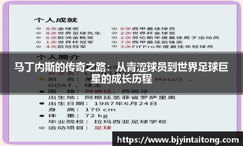 马丁内斯的传奇之路:从青涩球员到世界足球巨星的成长历程